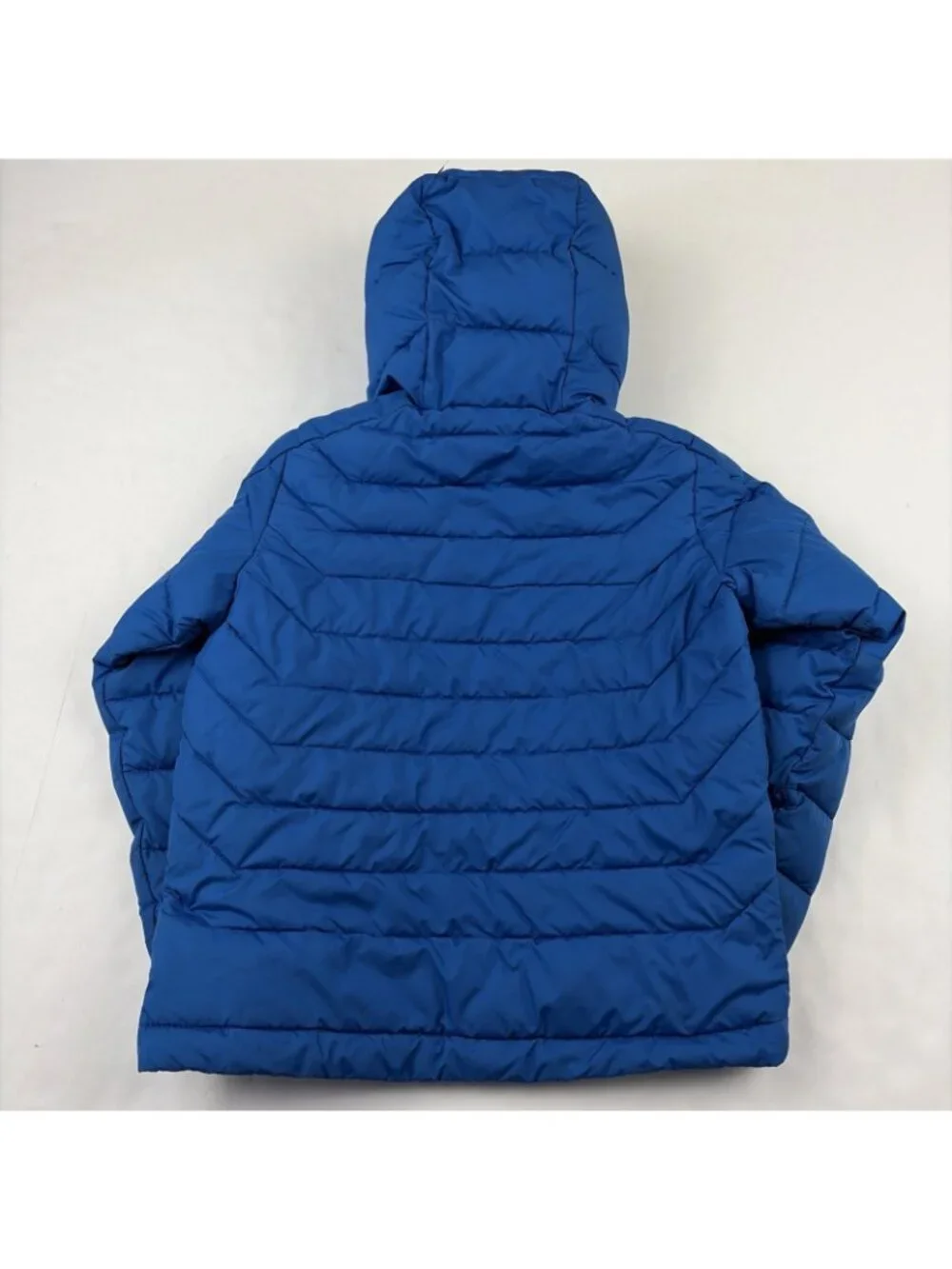 Columbia Omni Heat Hooded Puffer Jacket Kids Boy’s XXS Full Zip Blue Outdoors